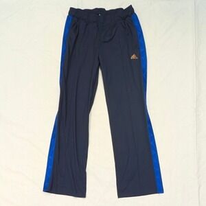 Adidas Zoe Saldana Collection Navy Blue Track Pants Women Medium Athletic Stripe